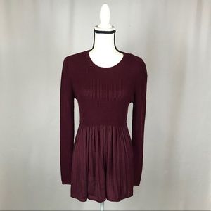 Burgundy Sweater Size Medium